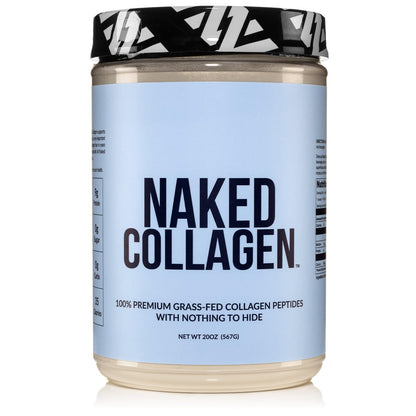 NAKED Collagen Peptides Powder – Pasture-Raised, Unflavored, 60 Servings, 20oz | Paleo, Keto, Gluten Free, Non-GMO