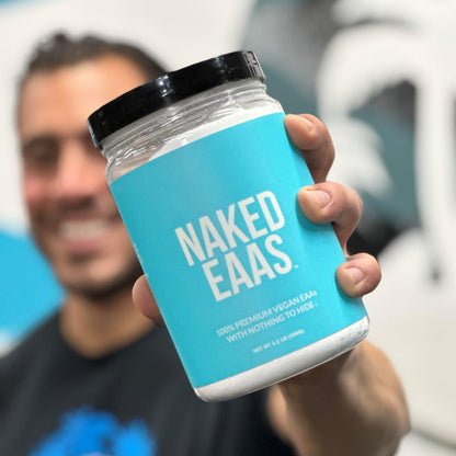 NAKED EAAs Amino Acids Powder – 50 Servings, Vegan, Unflavored, 500 g | Instantized All-Natural Essential Amino Acids