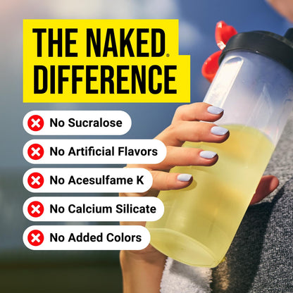 NAKED Pure Lemon Lime Creatine Monohydrate Stick Packs — 30 Pack | Vegan, Non-GMO, Gluten Free