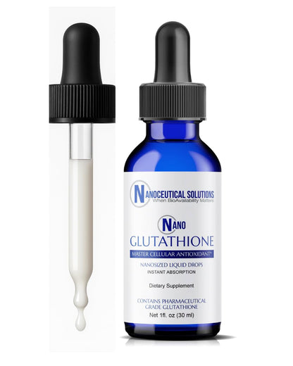 Nano Glutathione Drops by Nanoceutical Solutions | Ultra-Efficient Absorption, 30 Servings
