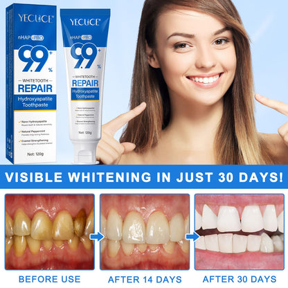 Hydroxyapatite Toothpaste 9.9% | 2 Pack Nano HA Toothpaste for Enamel Protection & Sensitivity Relief