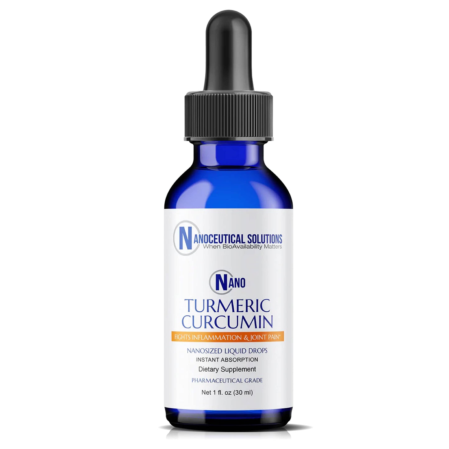 Nano Turmeric Curcumin - Highly Bioavailable Nano Liquid (30 ml) | Organic Vegan Non-GMO