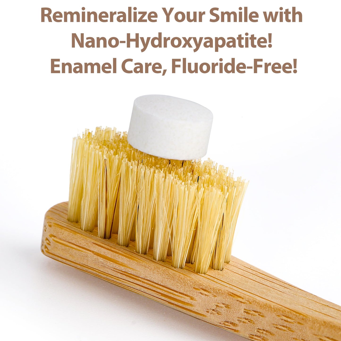 NanoMint - Remineralizing Toothpaste Tablets | Nano Hydroxyapatite | Fluoride-Free | 124 Tabs | Eco-Friendly Travel Tin