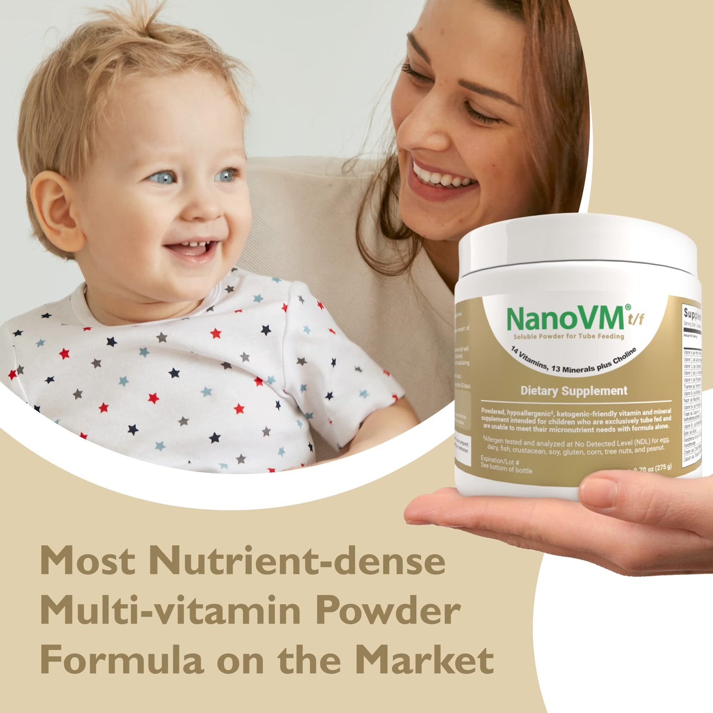 NanoVM t/f – Allergen-Free Kids Multivitamin for Tube Feeding (275g) | Solace Nutrition