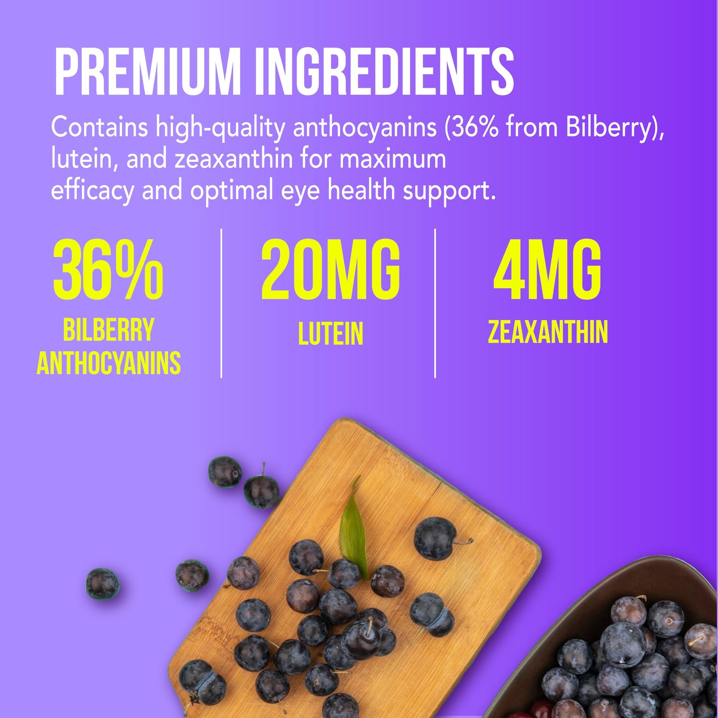 NANOWELL EyeCare Anthocyanins 100 – Eye Health Supplement