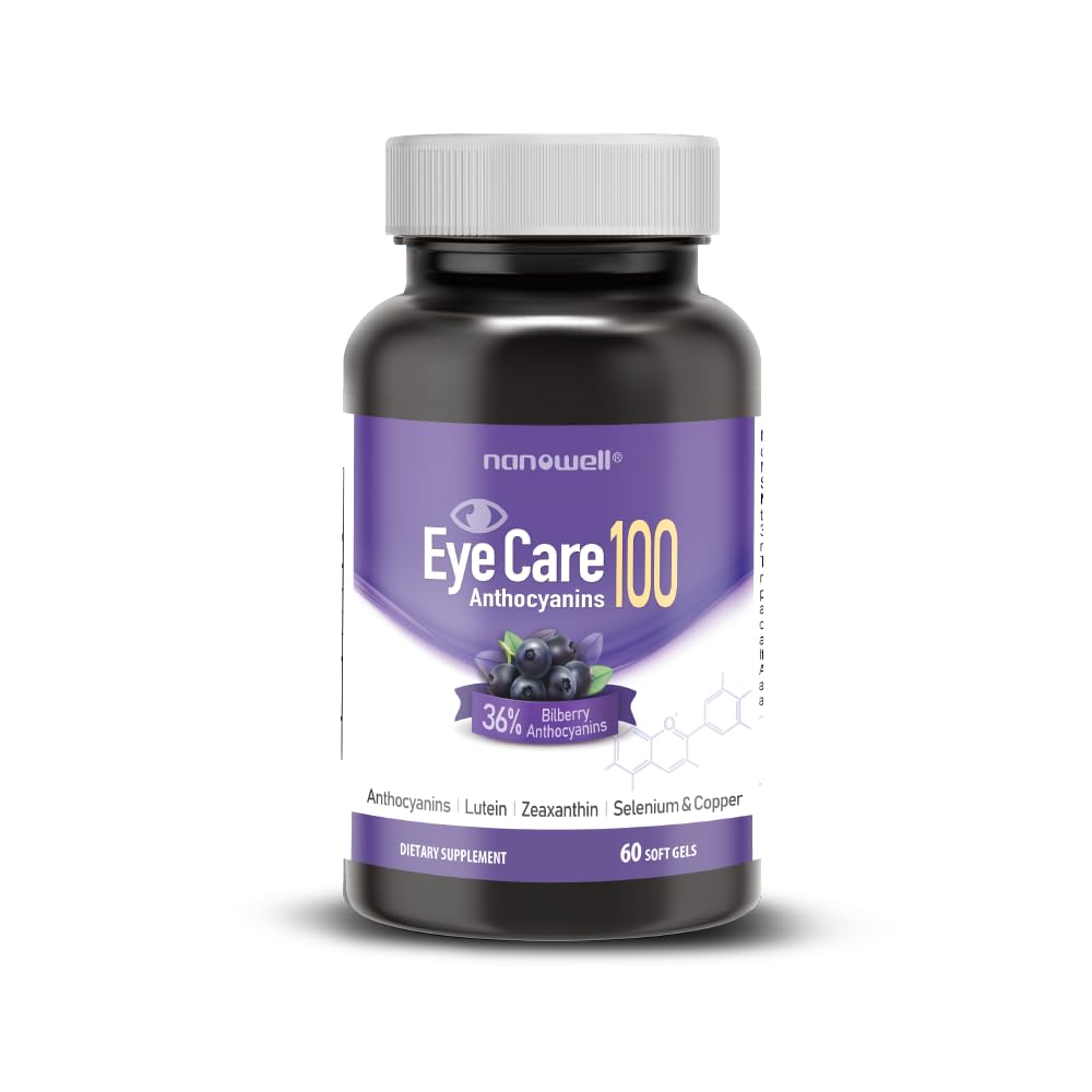 NANOWELL EyeCare Anthocyanins 100 – Eye Health Supplement