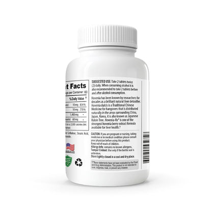 NANOWELL Hovenia-RX Milk Thistle - Liver Support Supplement with 80% Silymarin, 120 Tablets (30 Day Supply)