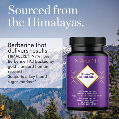 NAOMI Himalayan Berberine 500mg – Blood Sugar & Metabolic Support