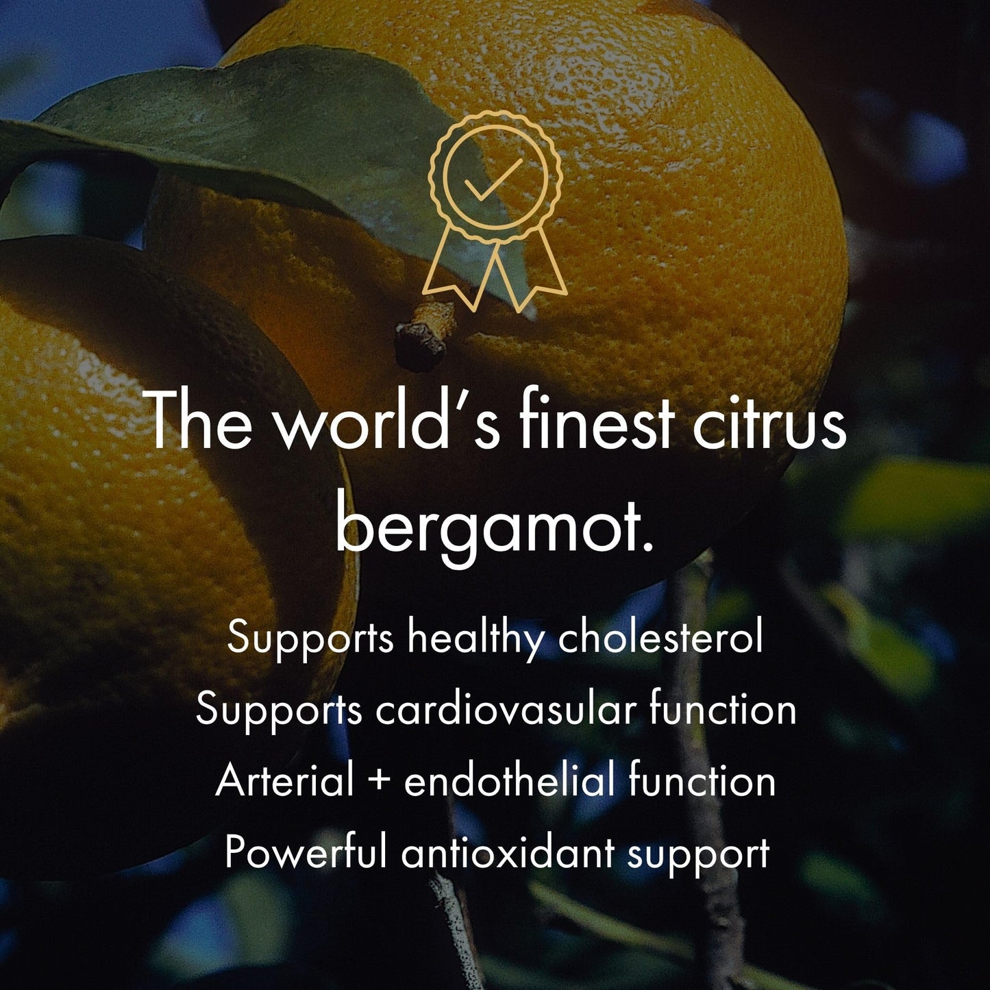 NAOMI Italian Citrus Bergamot 500mg + Resveratrol – 7 Polyphenols, 30-Day Supply