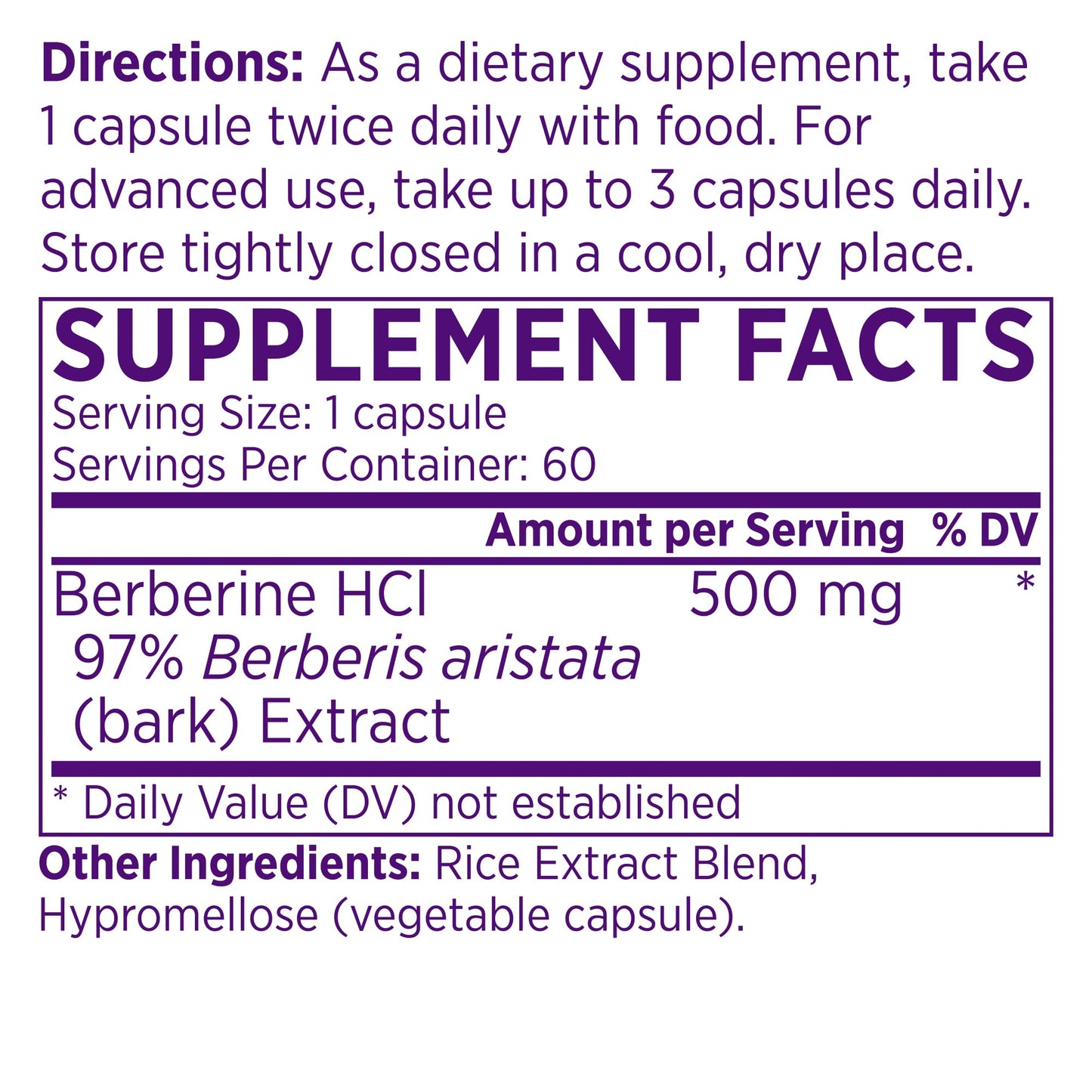 NAOMI Himalayan Berberine 500mg – Blood Sugar & Metabolic Support
