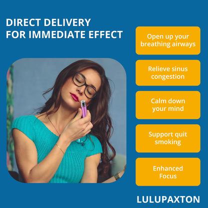 6-Pack Aluminum Nasal Inhalers for Essential Oils – Portable & Refillable