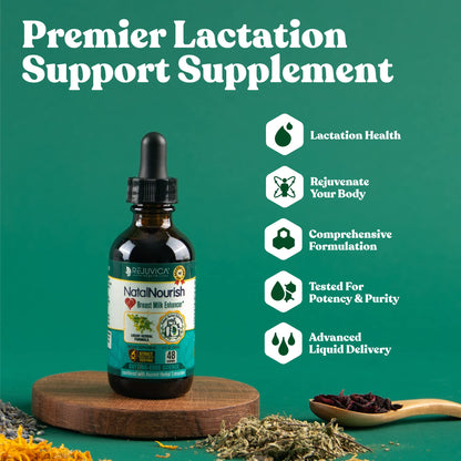 Rejuvica Health NatalNourish – Advanced Lactation Support Liquid for Milk Supply