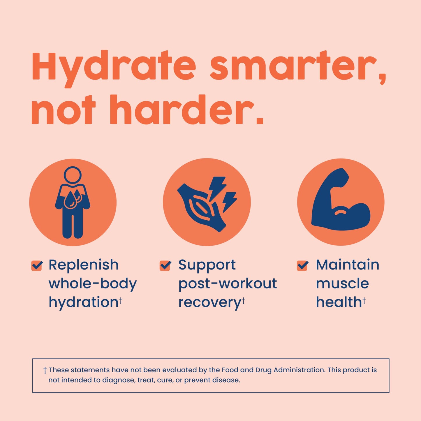 NativePath Native Hydrate – Zero-Sugar Electrolyte Powder with BCAAs (Peach Mango)