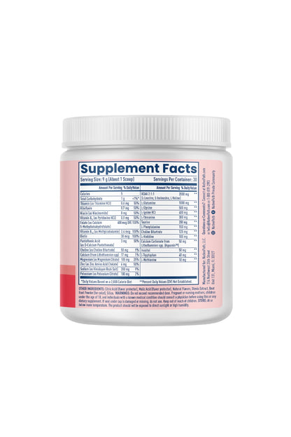 NativePath Native Hydrate Electrolyte Powder with BCAAs – Zero Sugar, Mixed Berry | 30 Servings