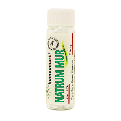 Natrum Muriaticum Homeopathy Pellets 1M Potency – Pack of 2 | Homeomart