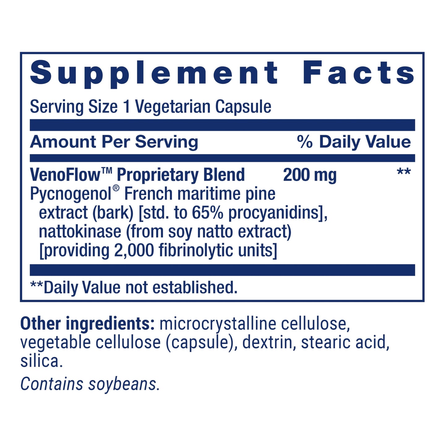 Life Extension VenoFlow Nattokinase Enzyme & Pycnogenol — Supports Healthy Circulation | 30 Vegetarian Capsules