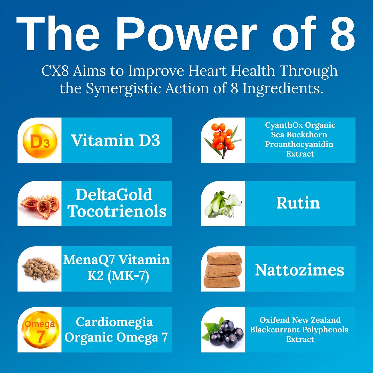 Xtendlife CX8 Heart Health Supplement – Cardiovascular & Circulation Support