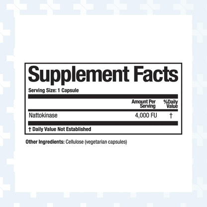 Nattovena Nattokinase – Arthur Andrew Medical, Double Strength 4,000 FU (180 caps)