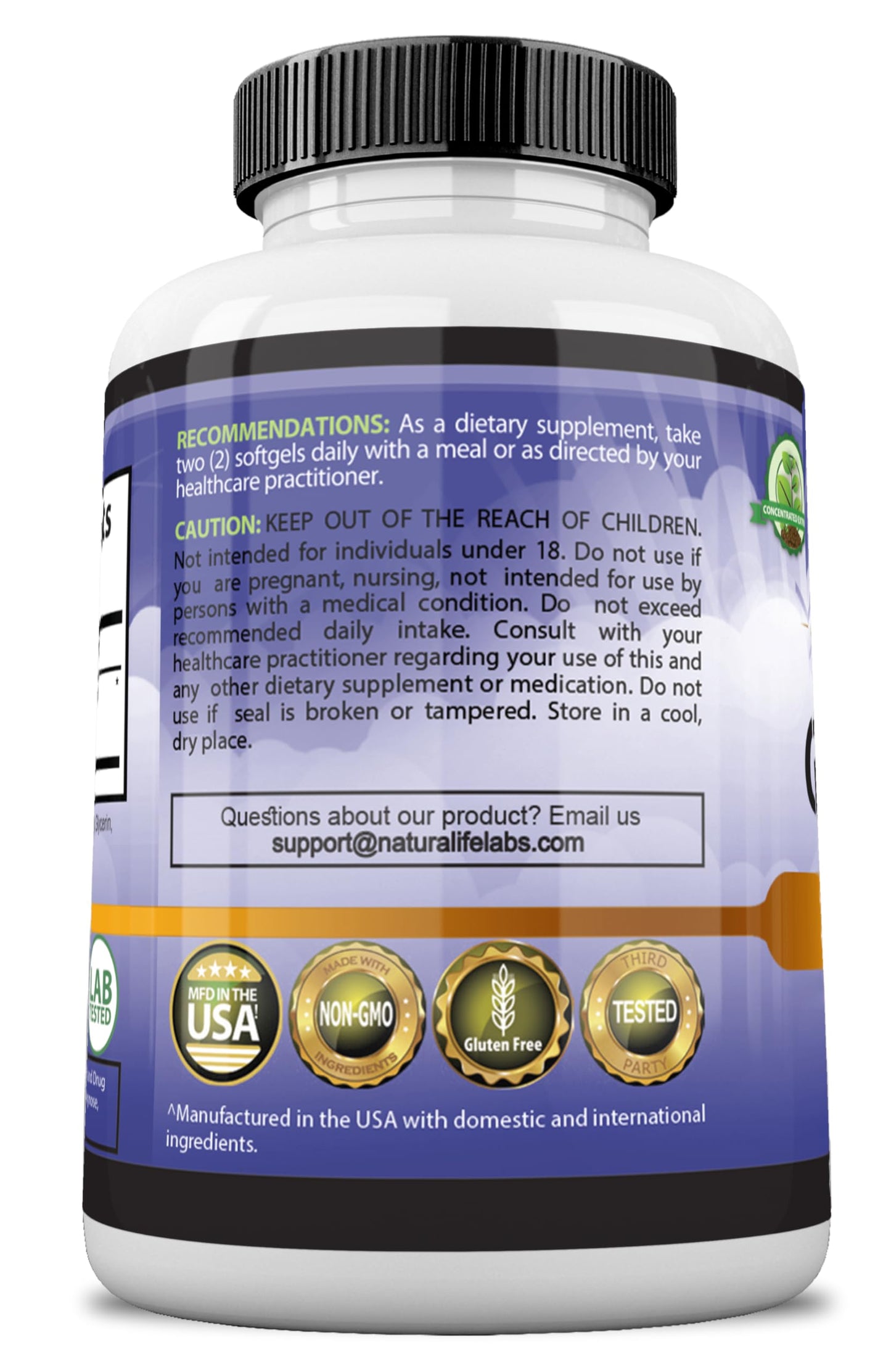 NaturaLife Labs Odorless Garlic – 3,000 mg per Serving | 150 Softgels | Non-GMO, Gluten-Free