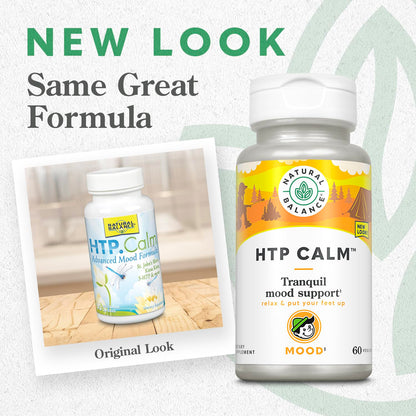 Natural Balance HTP Calm – Herbal Mood & Stress Support | 60 Caps