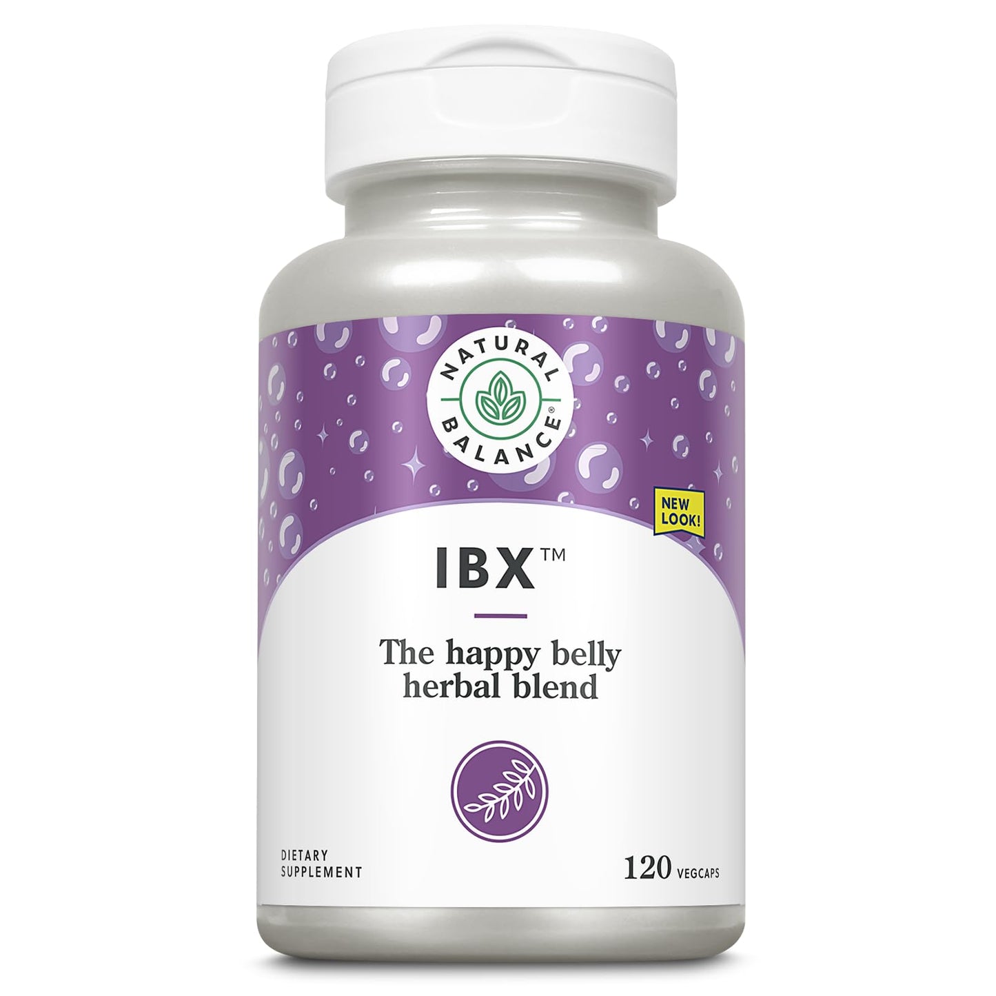 Natural Balance IBX Soothing Bowel Formula - Digestive Support - 120 Veggie Caps