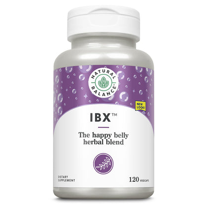 Natural Balance IBX Soothing Bowel Formula - Digestive Support - 120 Veggie Caps