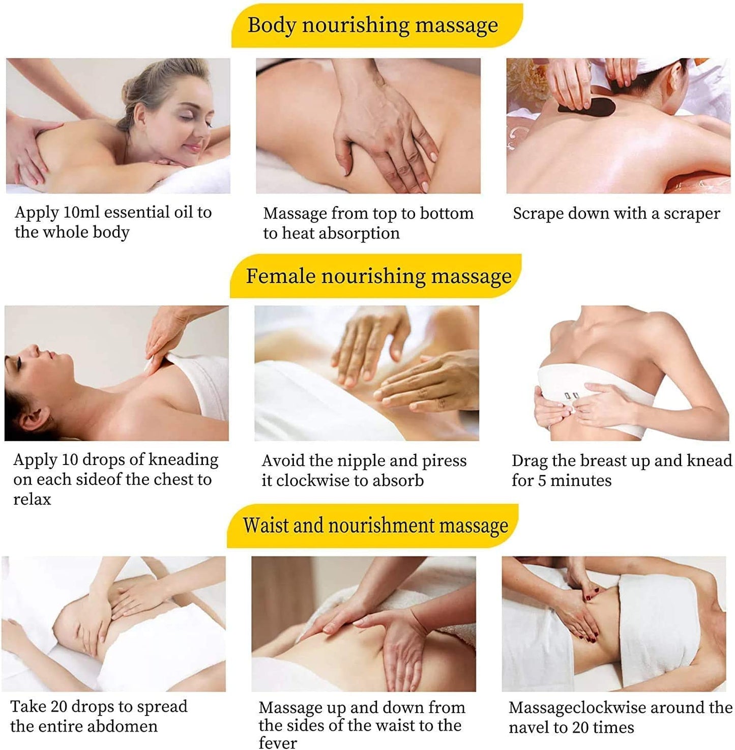 Ginger Massage Oil for Lymphatic Drainage | Natural Body Oil | Arnica & Sore Muscle Relief