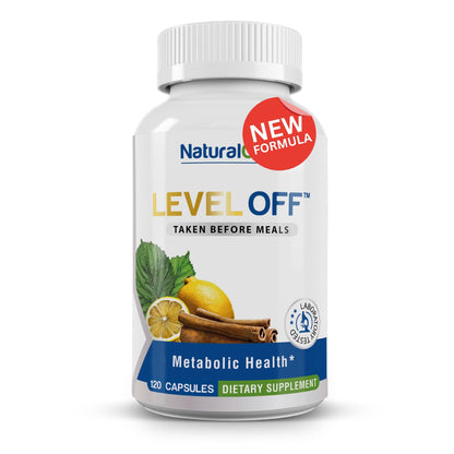 Natural Cure Labs Level Off Anti Spike – Glucose Support Capsules (120 Count)
