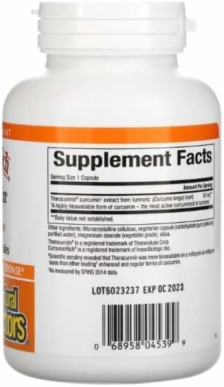 Natural Factors CurcuminRich Theracurmin – Antioxidant Support