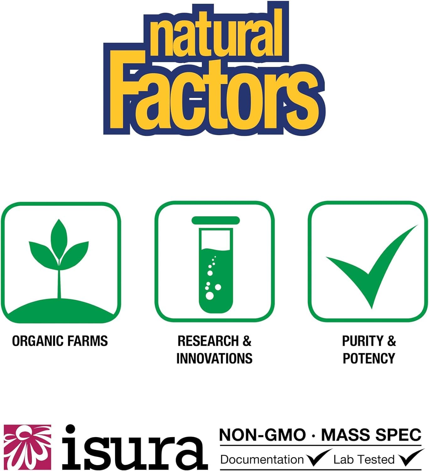 Natural Factors Lactase Enzyme - Digestive Aid for Lactose Intolerance (60 Capsules)