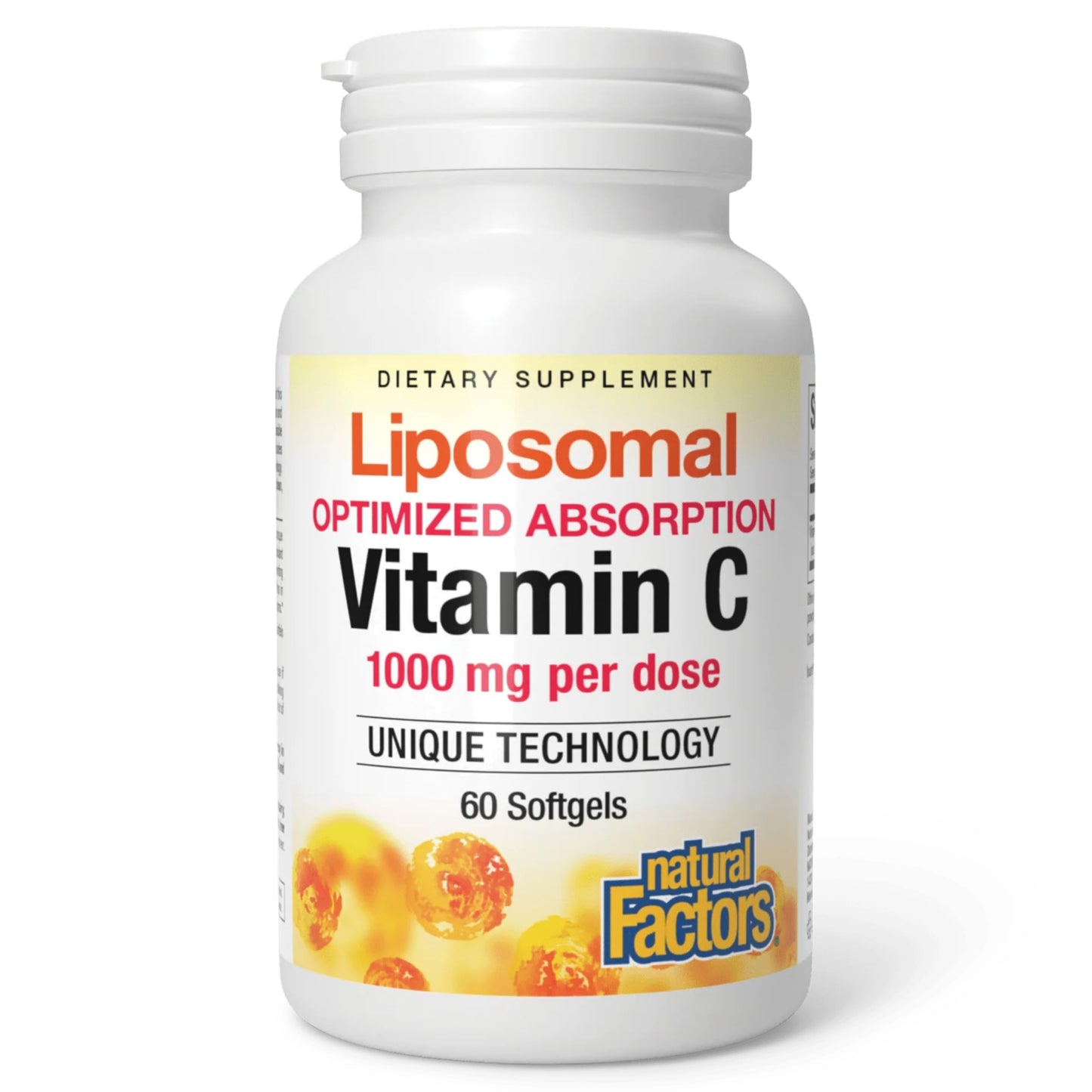 Natural Factors Liposomal Vitamin C, 60 Softgels – High-Absorption Vitamin C
