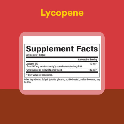Natural Factors Lycopene 10 mg Softgels – Antioxidant Support (60 Softgels)
