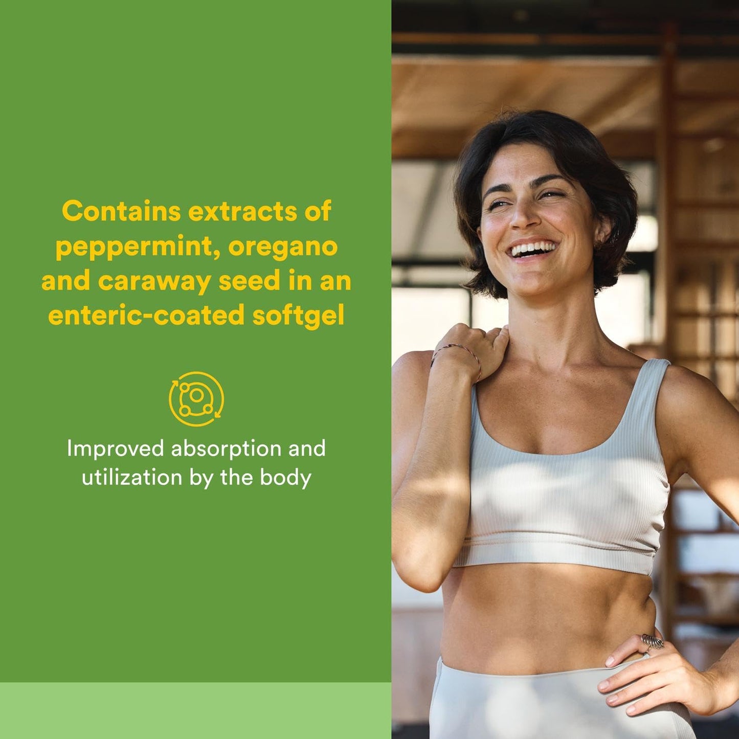Natural Factors Peppermint & Oregano Oil Complex Digestive Aid – 60 Softgels
