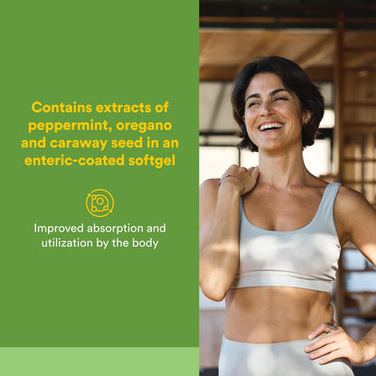 Natural Factors Peppermint & Oregano Oil Complex Digestive Aid – 60 Softgels