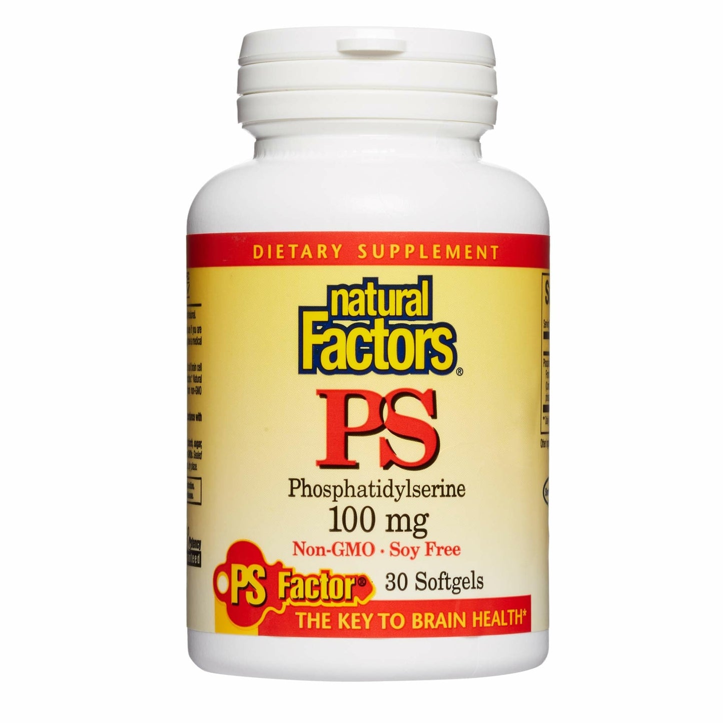 Natural Factors Phosphatidylserine — Supports Memory, Focus & Brain Health | 30 Softgels | Soy & Gluten Free