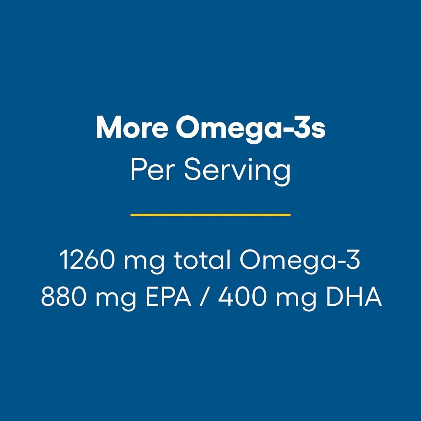 Natural Factors RxOmega-3 Fish Oil — 1260 mg Omega-3 per Serving, No Fishy Aftertaste, 240 Count