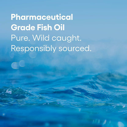 Natural Factors RxOmega-3 Fish Oil — 1260 mg Omega-3 per Serving, No Fishy Aftertaste, 240 Count