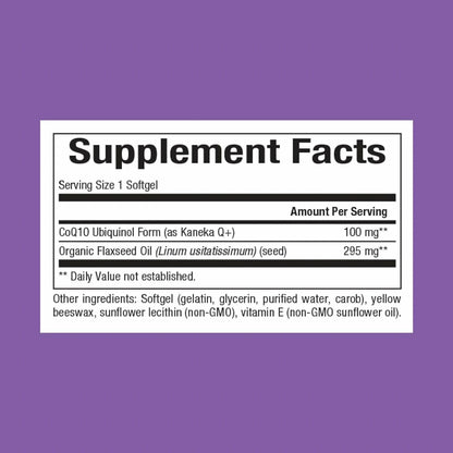 Natural Factors Ubiquinol 100 mg – Superior Absorption CoQ10 for Heart Health & Energy | 120 Softgels