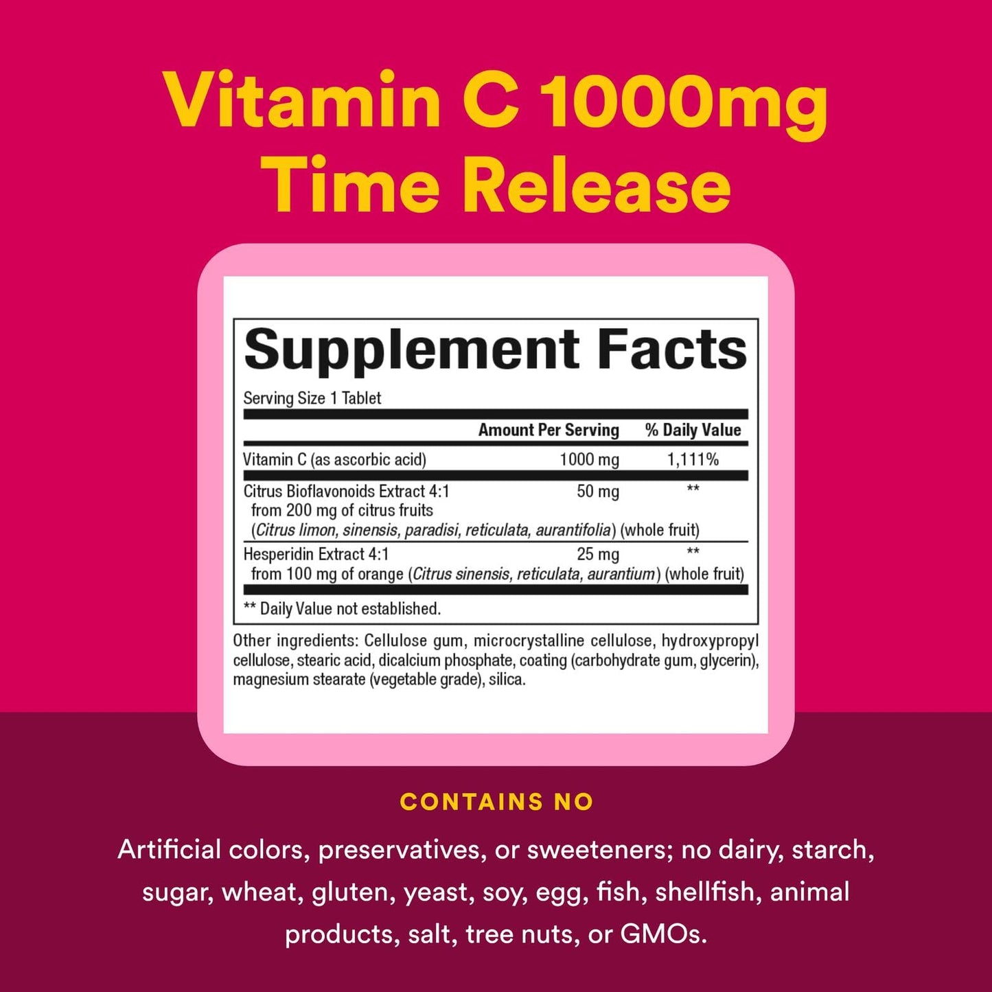 Natural Factors Vitamin C 1000mg Time Release | Antioxidant Protection & Immune Support | 90 Tablets