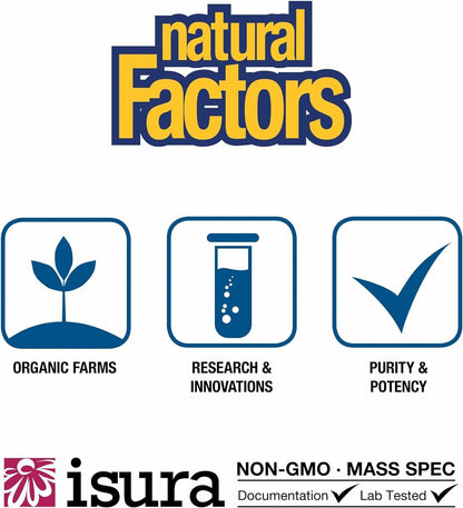 Natural Factors Vitamin D3 1000 IU (25 mcg) – Supports Bones, Muscles & Immunity | 180 Tablets