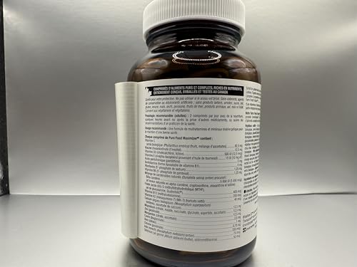 Natural Factors Whole Earth & Sea Men's 50+ Multivitamin & Mineral – Brain Health & Immune Support, Vegan, 120 Tablets