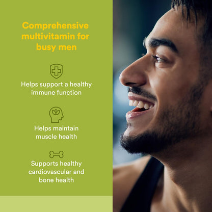 Natural Factors Whole Earth & Sea Men's Multivitamin & Mineral, 120 Tablets | Nutrition Equivalent to ½ lb Veggies