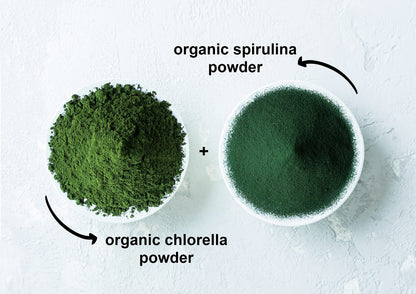 Food to Live Organic Algae Powder Mix 4 lb - Spirulina & Chlorella 50/50