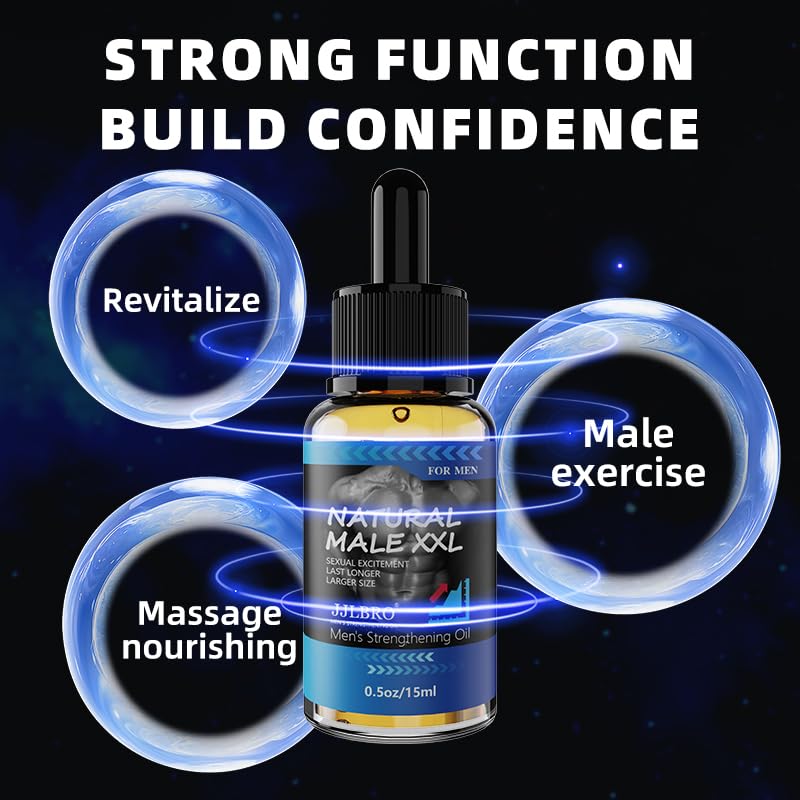 Natural Male Enhancement Oil & Body Gel – Re-Vitalize Enlargement Cream for Bigger, Thicker, Stronger Performance