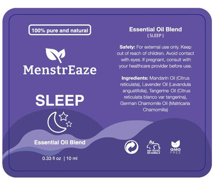 Natural Sleep Essential Oil Roll-On – 100% Natural Relaxation Blend (Lavender, Chamomile, Sweet Orange) 10ml