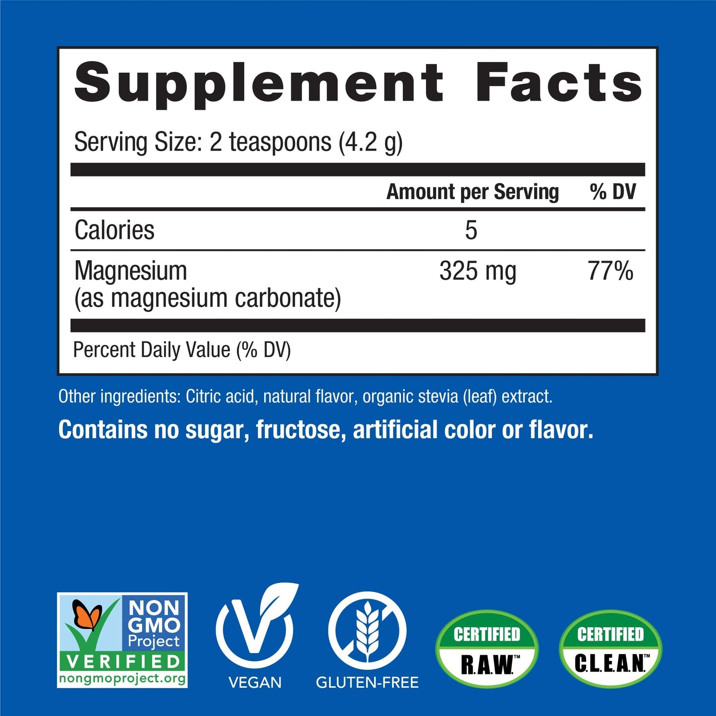 Natural Vitality CALM Magnesium Drink Mix – Cherry Flavor, 8 oz | Gluten Free, Vegan, Non-GMO