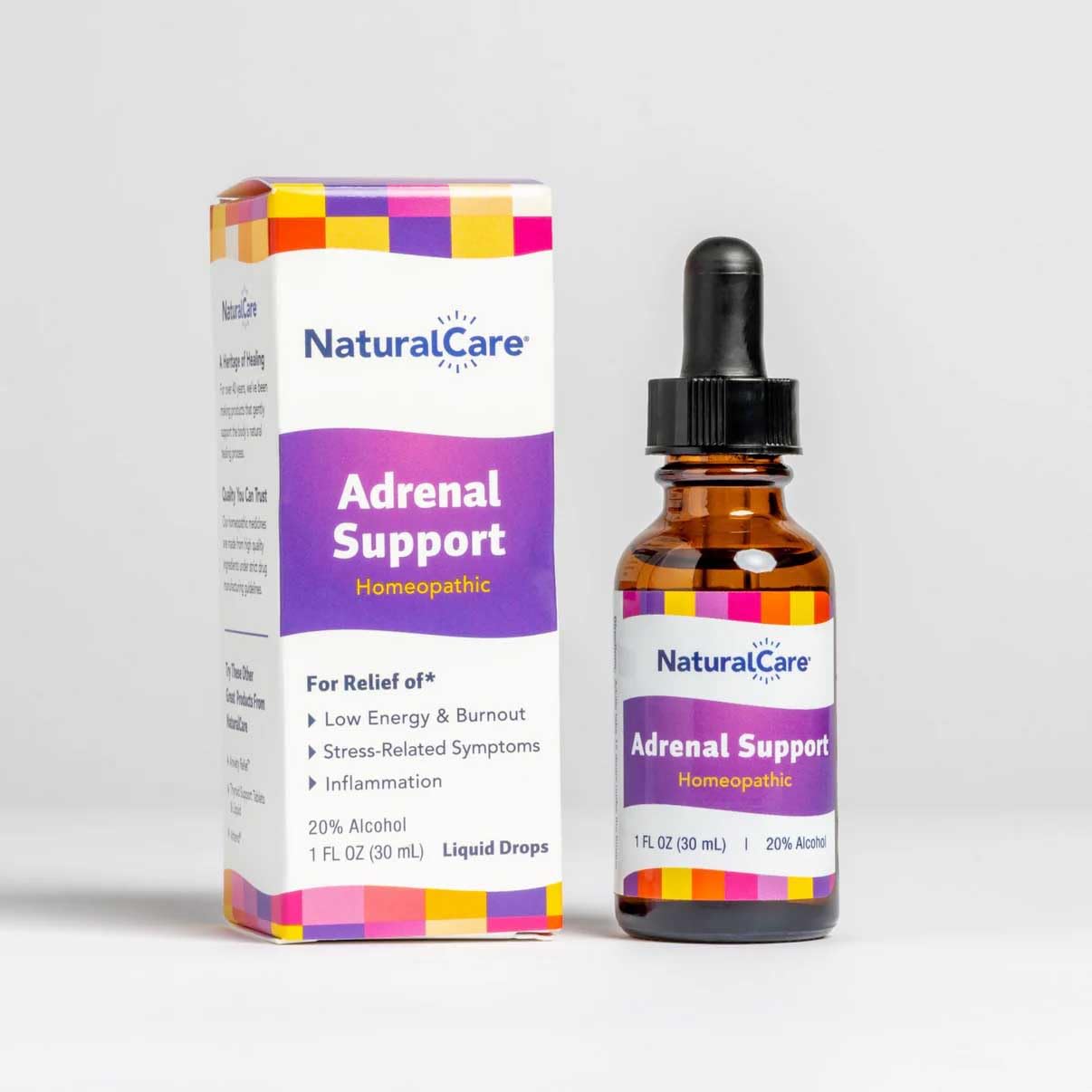 NaturalCare Adrenal Support Drops – 1 Fl Oz | Homeopathic Relief