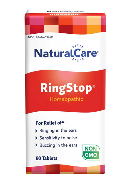 NaturalCare RingStop Homeopathic Tablets 60ct – Ear Ringing Relief