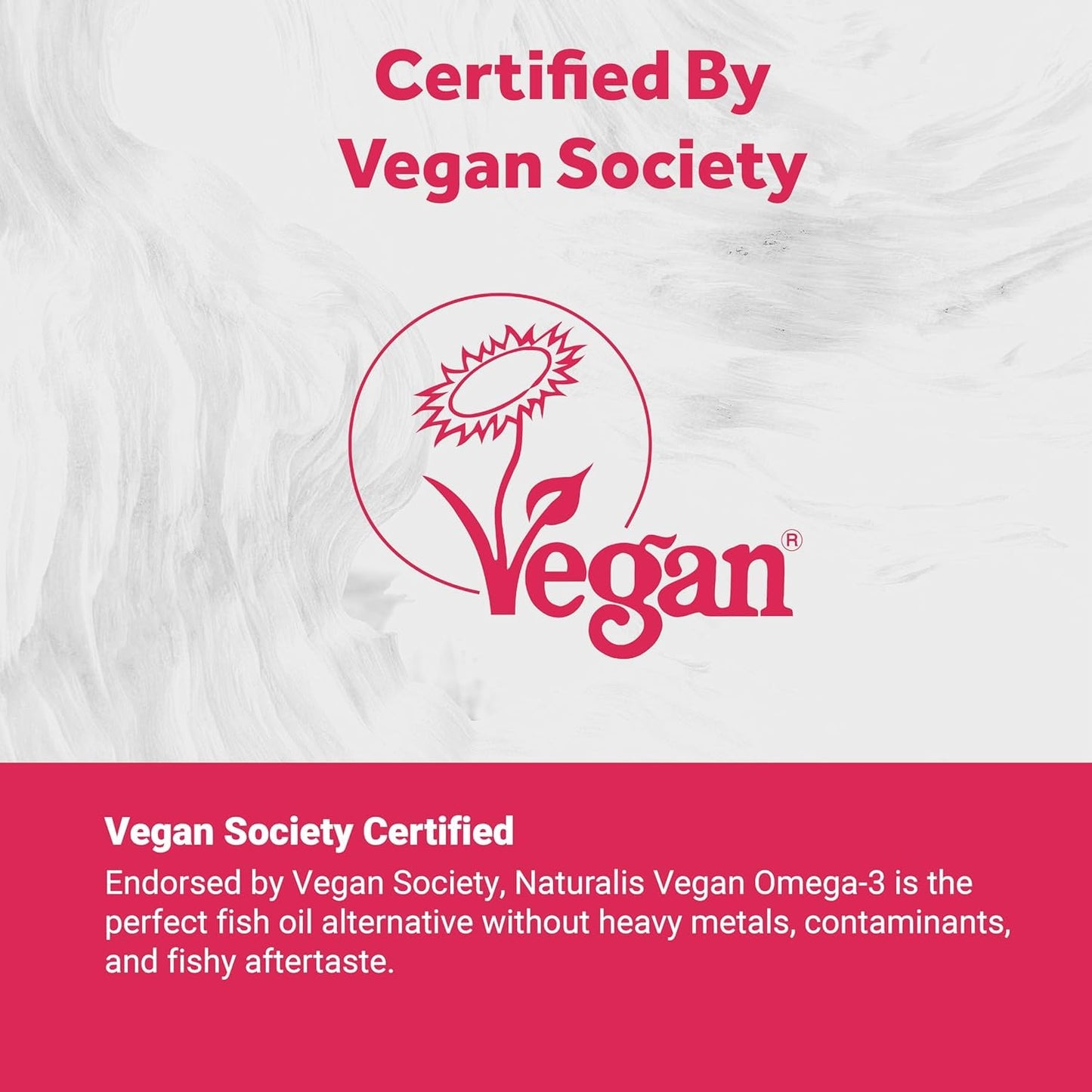 Naturalis Vegan Prenatal: Full Spectrum Omega-3 + Vitamin D3 & L-5-MTHF | Vegan Society Certified | 60 Veggie Softgels