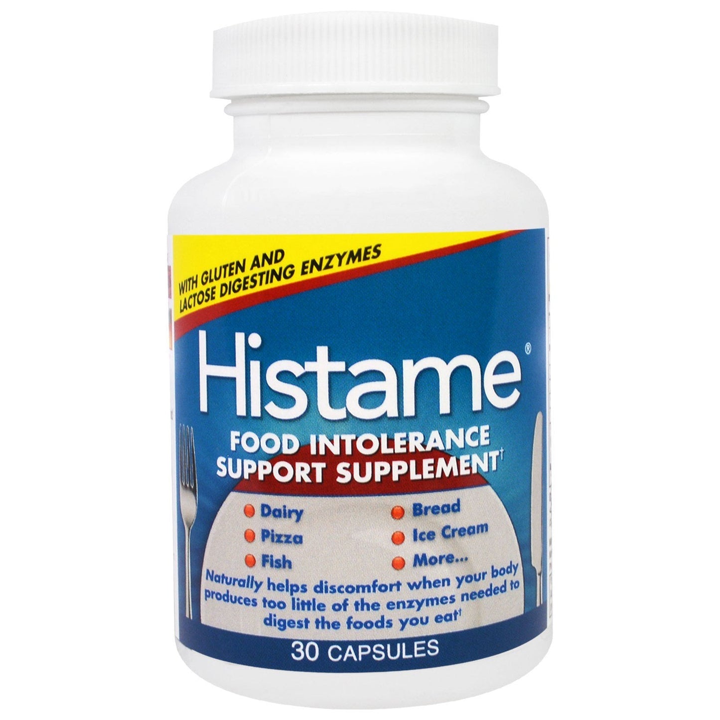 Naturally Vitamins HISTAME Food Intolerance - 30 Caplets